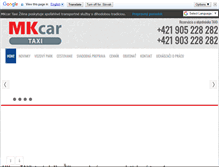 Tablet Screenshot of mkcartaxi.sk